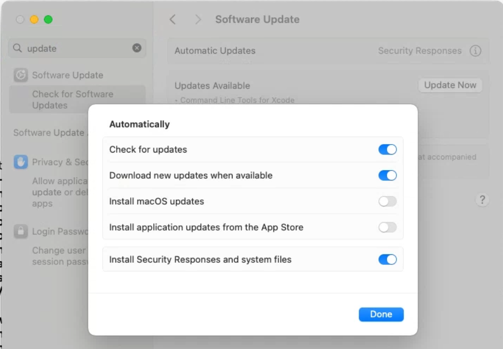 macos automatic_updatees
